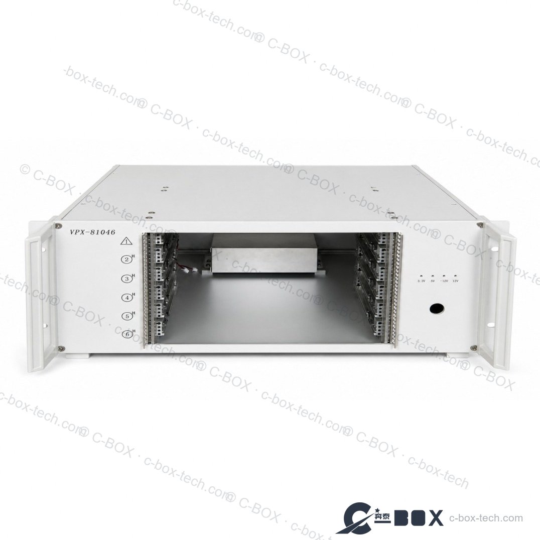 C-BOX VPX / OpenVPX system chassis with backplane and power supply